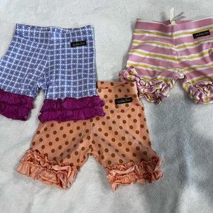 Lot of Matilda Jane short leggings. Size 4, great condition